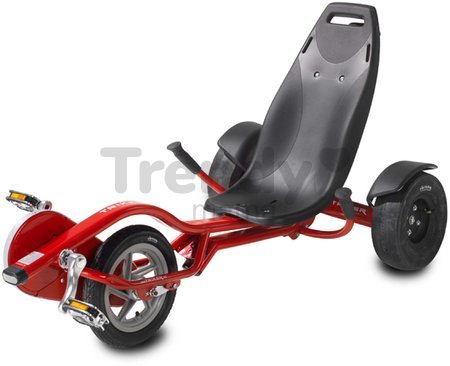Motokára na šliapanie Go Kart Pro 100 triker Red Exit Toys nafukovacie pneumatiky od 6 rokov