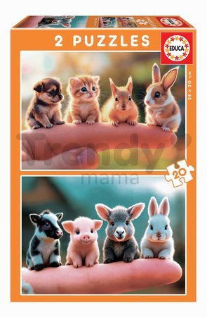 Puzzle Baby Animals Educa 2x20 dielov