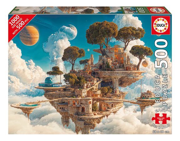 Puzzle Kingdom of Clouds Educa 500 dielov a Fix lepidlo