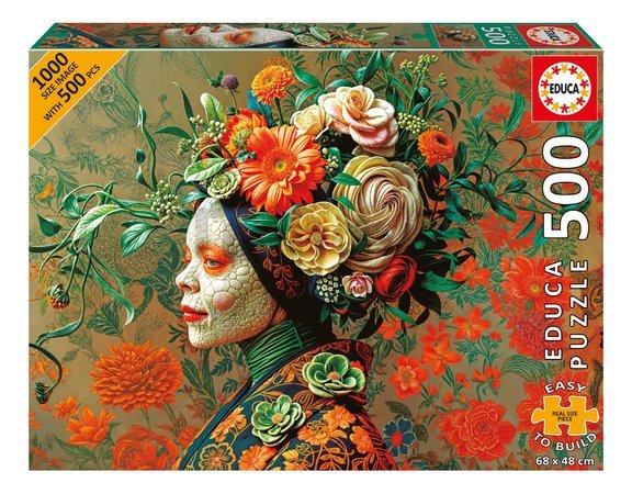 Puzzle Lizard Queen Educa 500 dielov a Fix lepidlo
