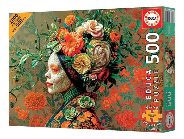Puzzle Lizard Queen Educa 500 dielov a Fix lepidlo