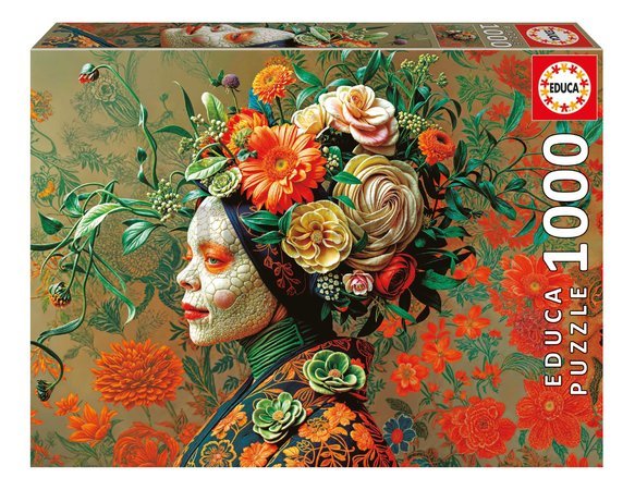 Puzzle Lizard Queen Educa 1000 dielov a Fix lepidlo