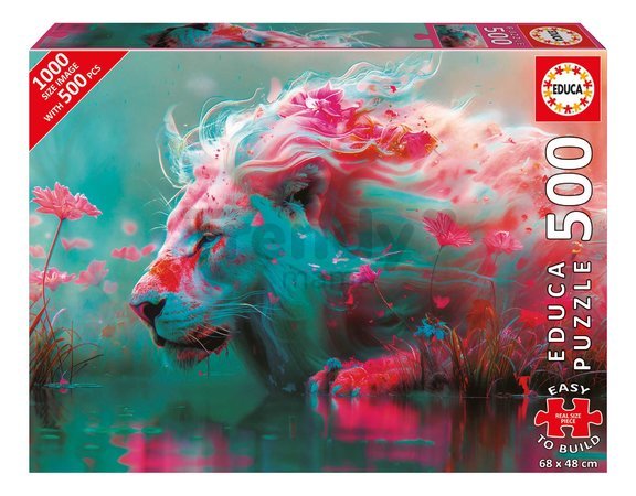 Puzzle King of Flowers Educa 500 dielov a Fix lepidlo