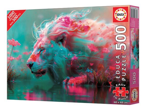Puzzle King of Flowers Educa 500 dielov a Fix lepidlo