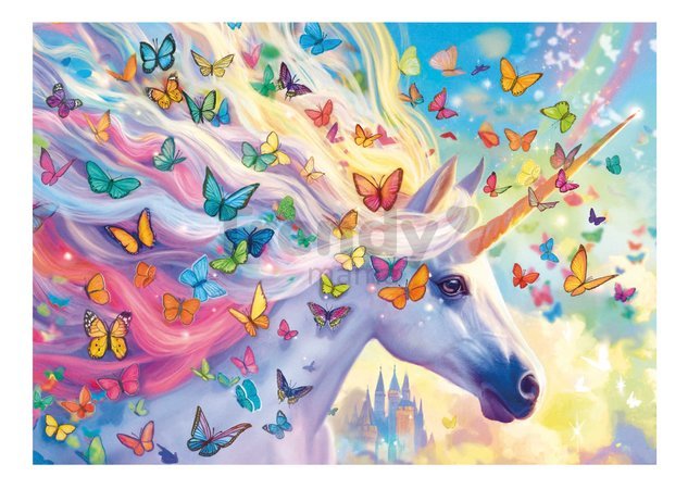 Puzzle Rainbow Unicorn Educa 500 dielov a Fix lepidlo
