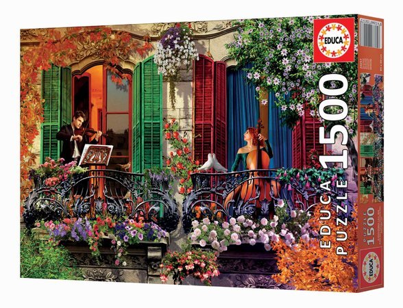 Puzzle Serenata Educa 1500 dielov a Fix lepidlo