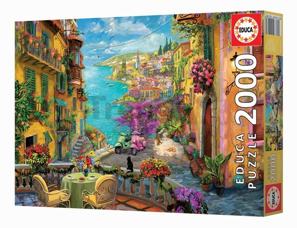 Puzzle Spanish Coffee Educa 2000 dielov a Fix lepidlo