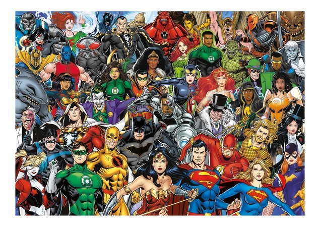 Puzzle Justice League Extreme Educa 1000 dielov a Fix lepidlo