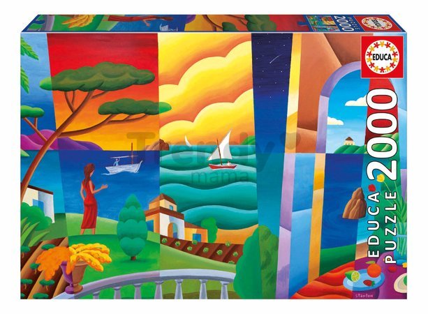 Puzzle Philip Stanton Penelope Waits Educa 2000 dielov a Fix lepidlo