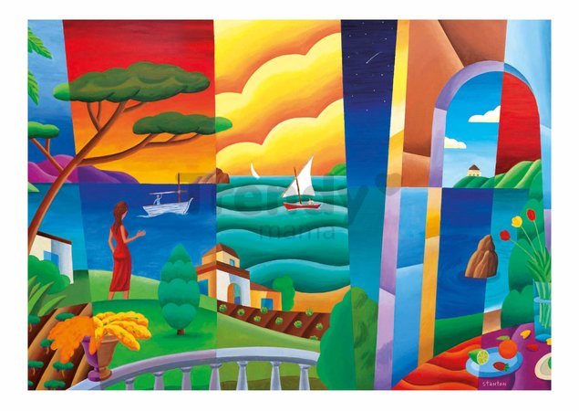 Puzzle Philip Stanton Penelope Waits Educa 2000 dielov a Fix lepidlo