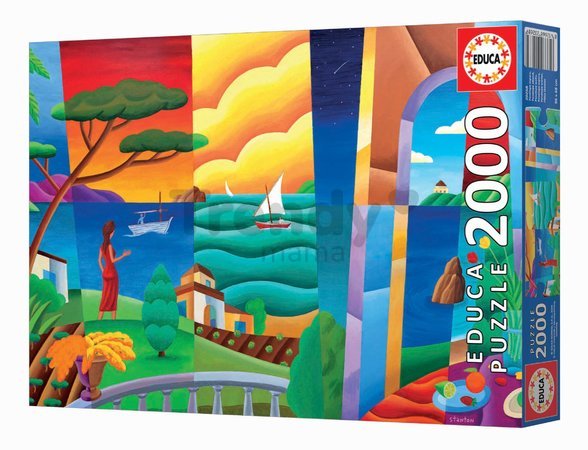Puzzle Philip Stanton Penelope Waits Educa 2000 dielov a Fix lepidlo