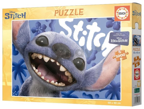 Puzzle Lilo & Stitch Live Action Disney Educa 1000 dielov a Fix lepidlo