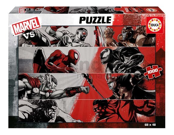 Puzzle Marvel VS Educa 1000 dielov a Fix lepidlo