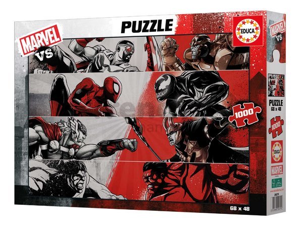 Puzzle Marvel VS Educa 1000 dielov a Fix lepidlo