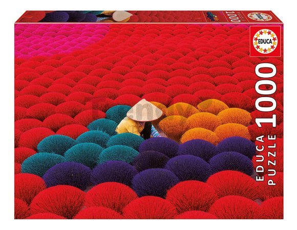 Puzzle Incense Village Vietnam Educa 1000 dielov a Fix lepidlo