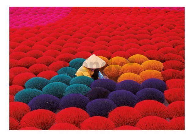 Puzzle Incense Village Vietnam Educa 1000 dielov a Fix lepidlo