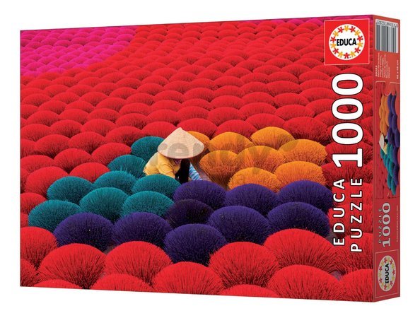 Puzzle Incense Village Vietnam Educa 1000 dielov a Fix lepidlo