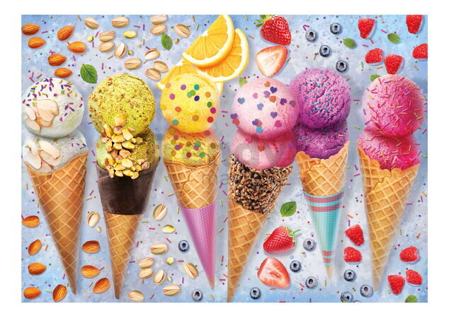 Puzzle Ice Cream Educa 500 dielov a Fix lepidlo