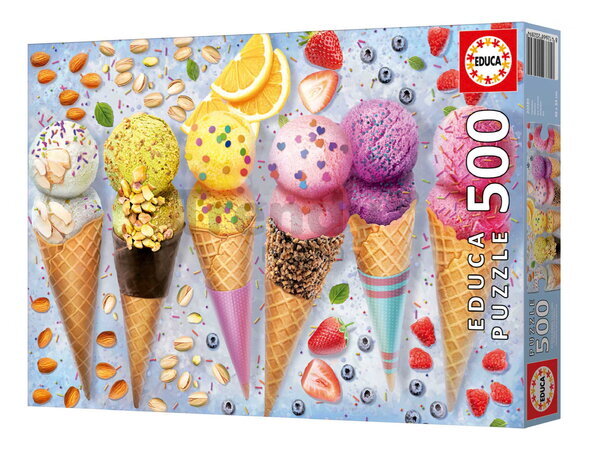 Puzzle Ice Cream Educa 500 dielov a Fix lepidlo