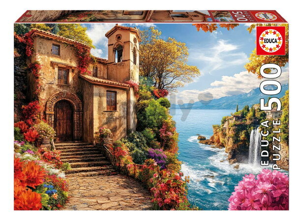 Puzzle Villa Del Mar Educa 500 dielov a Fix lepidlo