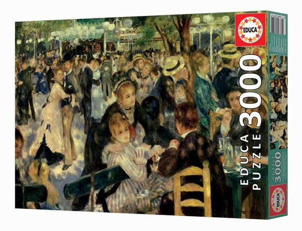 Puzzle Dance at the Moulin De La Galette Educa 3000 dielov