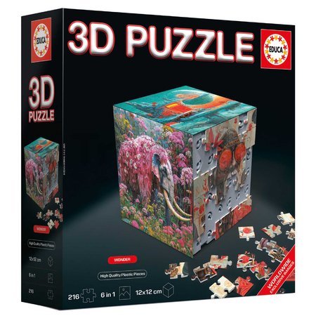 Puzzle Wonder 3D Cube Educa 216 dielov od 8 rokov