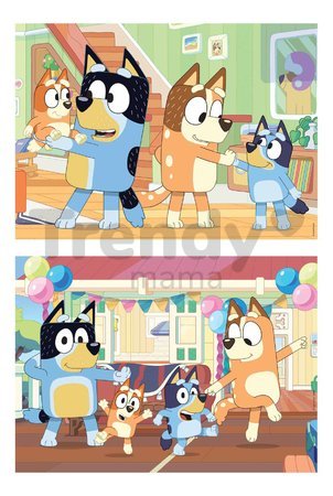 Puzzle v kufríku Bluey Educa 2x20 dielov