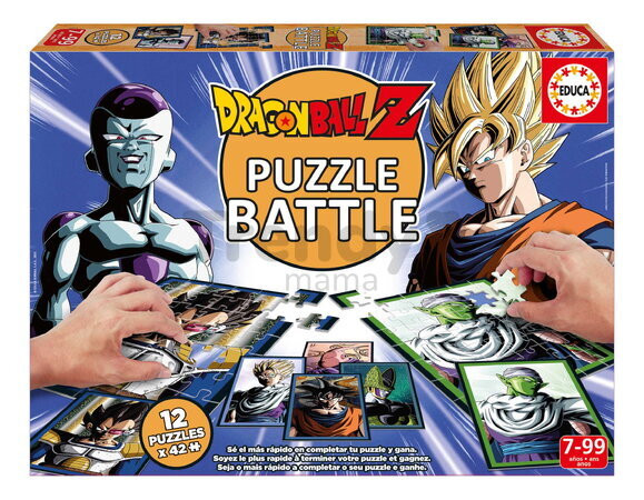 Puzzle Battle Dragon Ball Z Educa 12 druhov puzzle 504 dielikov od 7 rokov