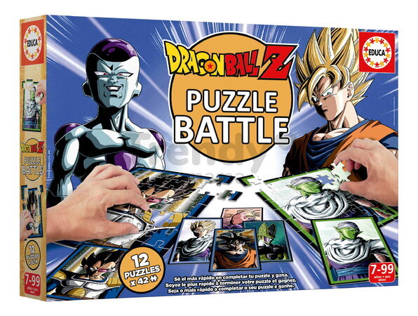 Puzzle Battle Dragon Ball Z Educa 12 druhov puzzle 504 dielikov od 7 rokov
