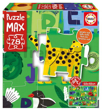 Puzzle Alphabet MAX Nature Educa 28 velkých dílků
