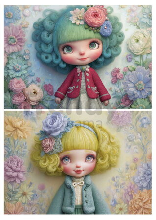 Puzzle Flower Girls Educa 2x100 de piese de la 6 ani