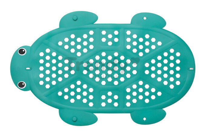 Protišmyková podložka do vane 2v1 Korytnačka Bath Mat & Storage Basket Turtle Infantino s prísavkami od 0 mes