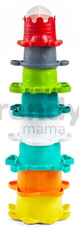 Skladacia veža do vane Stack O' Fun Infantino s mlynčekom od 9 mes INF205039