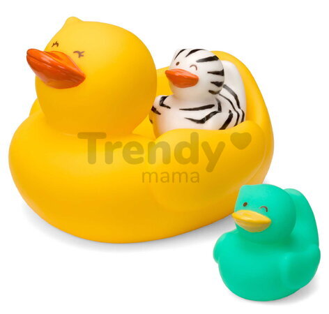 Kačička s kačiatkami do vane Bath Duck'n Family Infantino od 6 mes INF205068