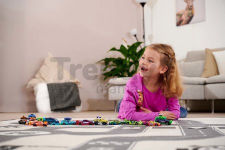Autíčka zberateľské s neónovým efektom Tune Up's 3 Majorette kovové 28 prekvapení dĺžka 7,5 cm od 5 rokov