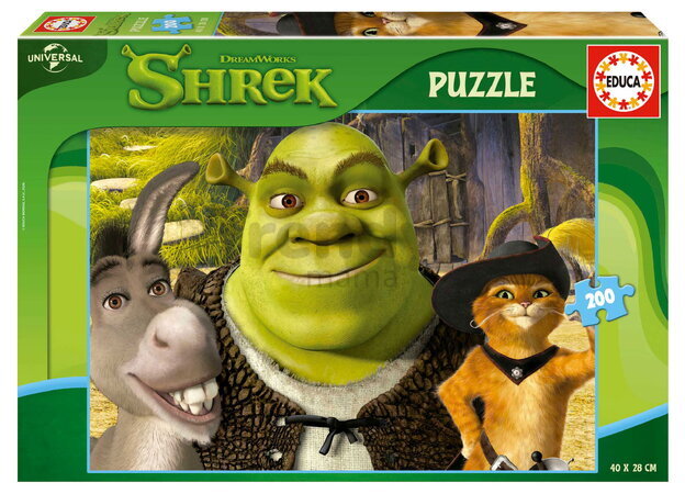 Puzzle Shrek Dreamworks Educa 200 dílků od 6 let