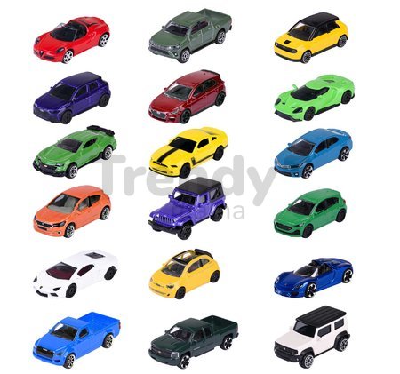 Autíčko mestské Street Cars Majorette rôzne druhy 7,5 cm dĺžka