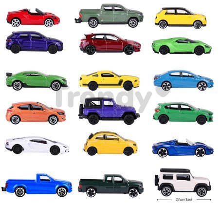 Autíčko mestské Street Cars Majorette rôzne druhy 7,5 cm dĺžka