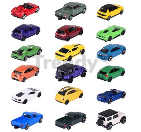 Autíčko mestské Street Cars Majorette rôzne druhy 7,5 cm dĺžka
