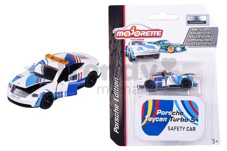 Mașinuță Porsche Motorsport Deluxe Majorette și o cutie de colecție 7,5 cm lungime 5 tipuri