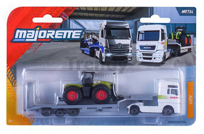 Transportér mestský City Transporter Majorette kovový s pohyblivými časťami 20 cm dĺžka rôzne druhy