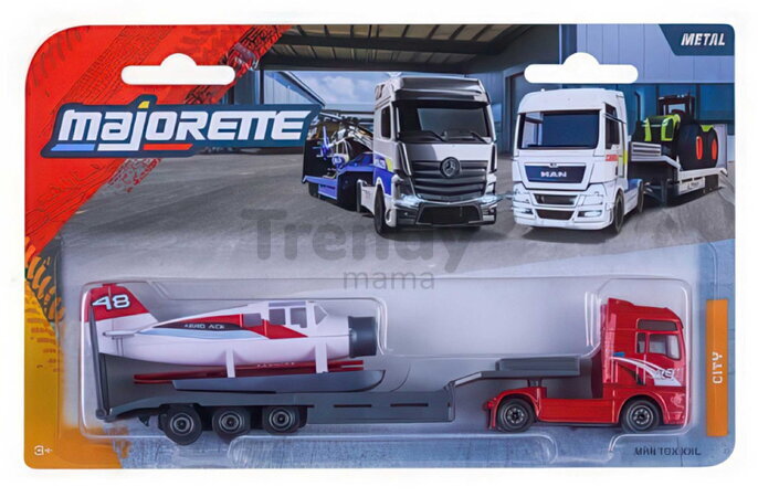 Transportér mestský City Transporter Majorette kovový s pohyblivými časťami 20 cm dĺžka rôzne druhy