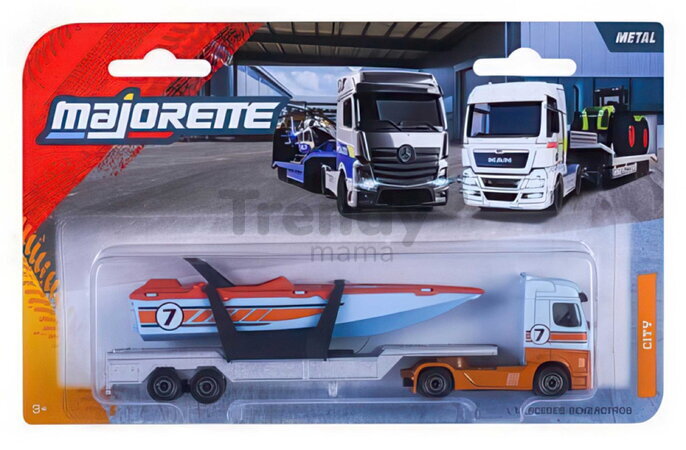 Transportér mestský City Transporter Majorette kovový s pohyblivými časťami 20 cm dĺžka rôzne druhy