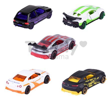 Autíčka Limited Edition 10 Giftpack 5 Pieces Majorette kovové dĺžka 7,5 cm sada 5 druhov v darčekovom balení
