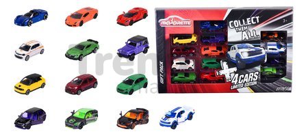 Autíčka Limited Edition 10 Giftpack 9+4 Pieces Majorette kovové dĺžka 7,5 cm sada 13 druhov v darčekovom balení