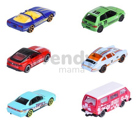 Autíčko CastHeads Series Majorette kovové s otvárateľnými časťami a zberateľskou kartičkou dĺžka 7,5 cm 6 druhov