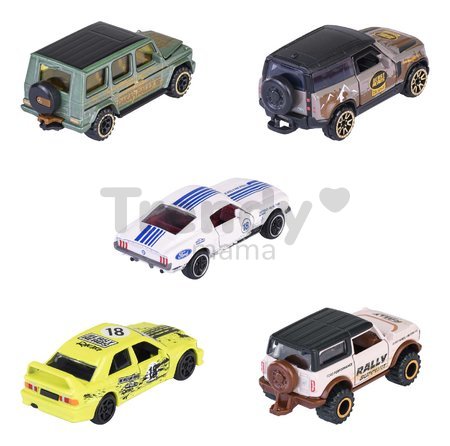 Autíčka Castheads Series 5 Pieces Giftpack Majorette kovové dĺžka 7,5 cm sada 5 druhov v darčekovom balení