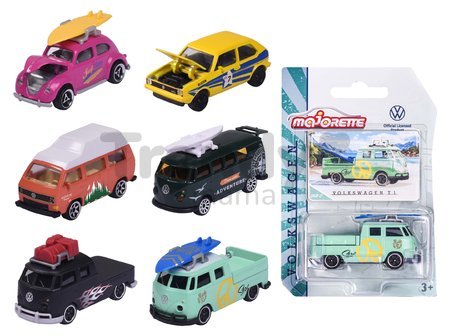 Autíčko VW The Originals Premium Cars Majorette kovové so zberateľskou kartičkou 7,5 cm dĺžka 6 druhov