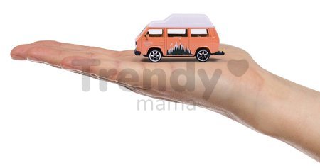 Autíčka VW The Originals Majorette kovové s nálepkami dĺžka 7,5 cm sada 2 druhov 3 varianty