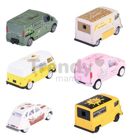 Autíčko French Touch Deluxe Cars Majorette kovové s odpružením a zberateľským boxom dĺžka 7,5 cm 6 rôznych druhov